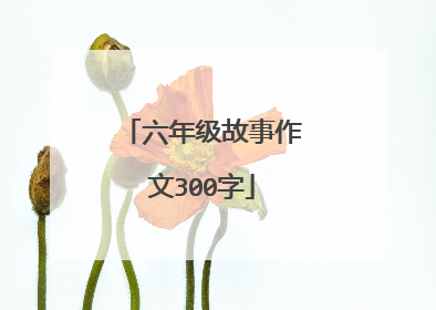 六年级故事作文300字