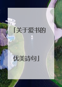 关于爱书的优美诗句