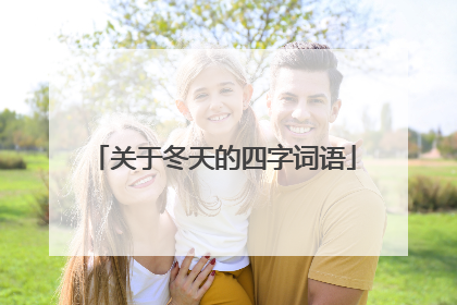 关于冬天的四字词语