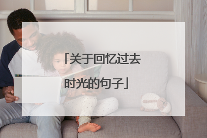关于回忆过去时光的句子