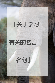 关于学习有关的名言名句