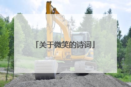 关于微笑的诗词