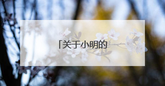 关于小明的谜语笑话