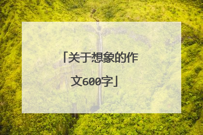 关于想象的作文600字