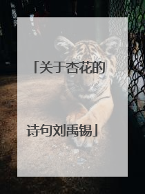 关于杏花的诗句刘禹锡