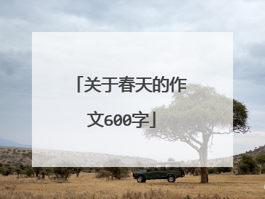 关于春天的作文600字