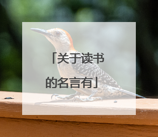 关于读书的名言有