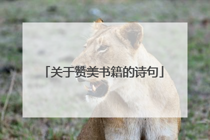 关于赞美书籍的诗句