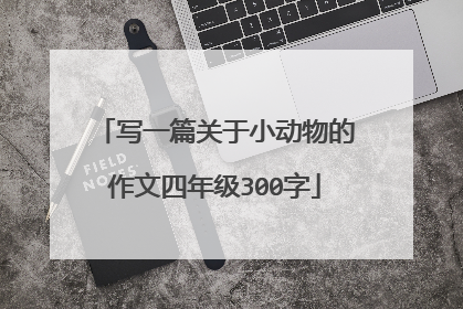 写一篇关于小动物的作文四年级300字