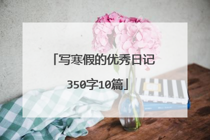 写寒假的优秀日记350字10篇