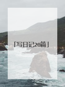写日记20篇