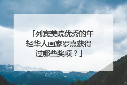 列宾美院优秀的年轻华人画家罗熹获得过哪些奖项？