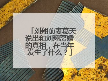 刘翔前妻葛天说出和刘翔离婚的真相，在当年发生了什么？