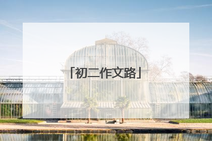 初二作文路