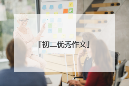 初二优秀作文