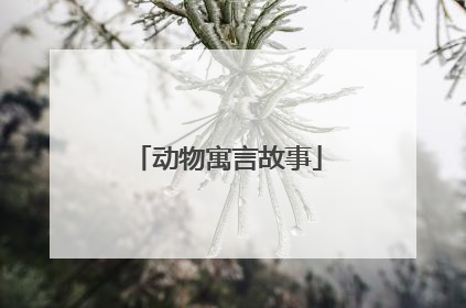 动物寓言故事