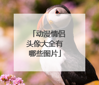 动漫情侣头像大全有哪些图片