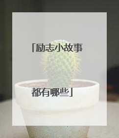 励志小故事都有哪些