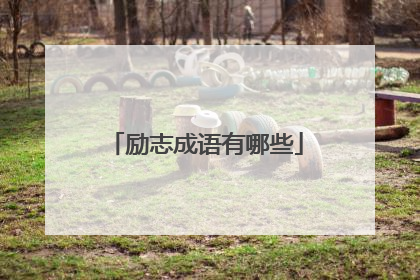 励志成语有哪些