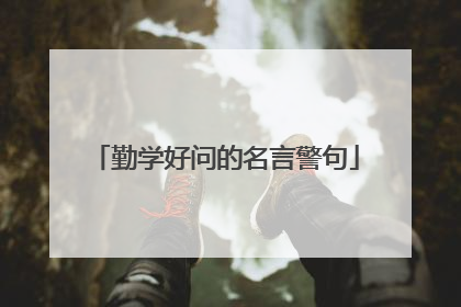 勤学好问的名言警句