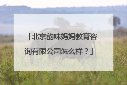 北京韵味妈妈教育咨询有限公司怎么样?