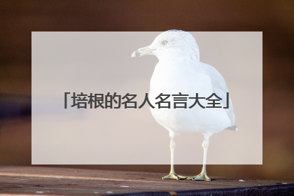 培根的名人名言大全