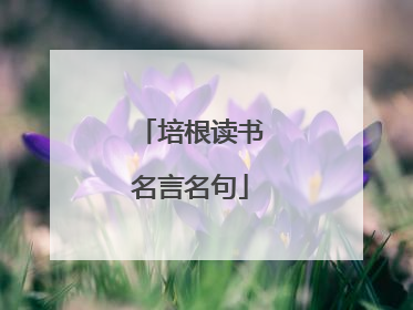 培根读书名言名句