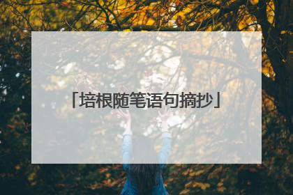 培根随笔语句摘抄