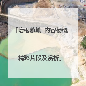 培根随笔 内容梗概 精彩片段及赏析