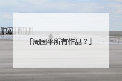 周国平所有作品？