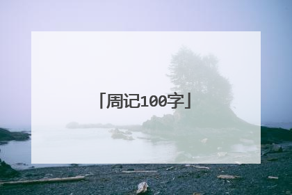 周记100字