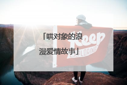 哄对象的浪漫爱情故事