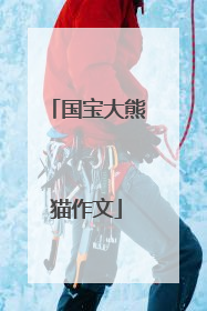 国宝大熊猫作文