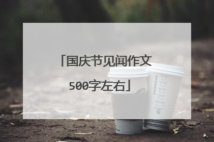 国庆节见闻作文500字左右