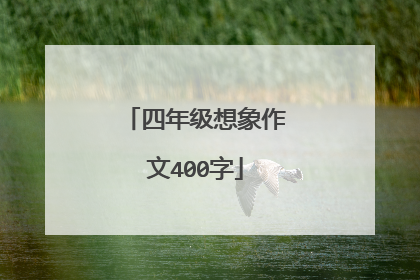四年级想象作文400字