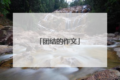 团结的作文