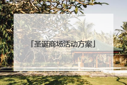 圣诞商场活动方案