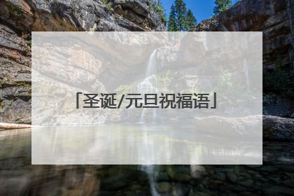 圣诞/元旦祝福语