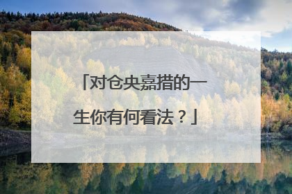 对仓央嘉措的一生你有何看法？