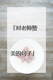 对老师赞美的句子