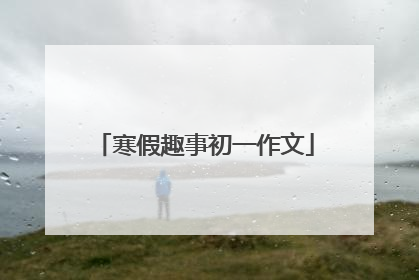 寒假趣事初一作文