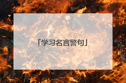 学习名言警句