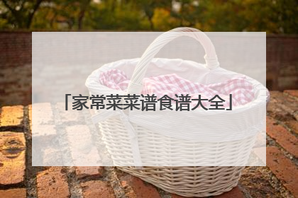 家常菜菜谱食谱大全