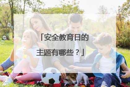 安全教育日的主题有哪些？