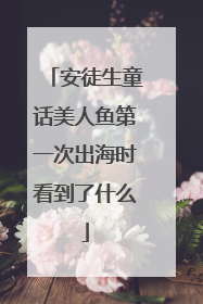 安徒生童话美人鱼第一次出海时看到了什么