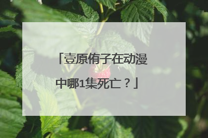 壹原侑子在动漫中哪1集死亡?