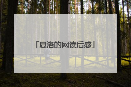 夏洛的网读后感