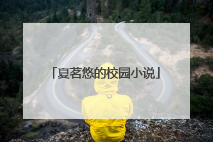 夏茗悠的校园小说