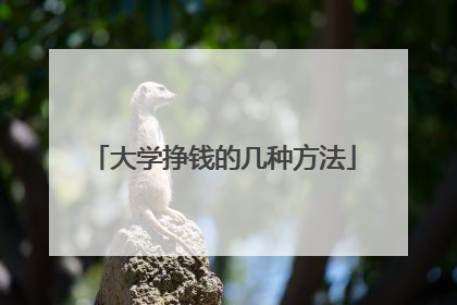 大学挣钱的几种方法