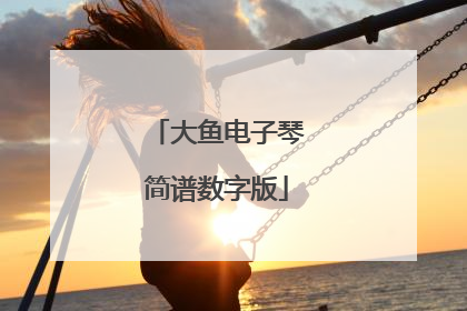 大鱼电子琴简谱数字版